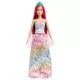Papusa Barbie Dreamtopia printesa cu par roz