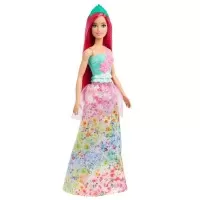 Papusa Barbie Dreamtopia printesa cu par roz