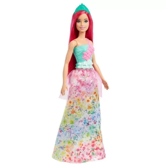Papusa Barbie Dreamtopia printesa cu par roz