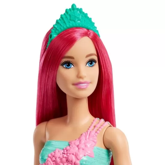 Papusa Barbie Dreamtopia printesa cu par roz