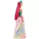 Papusa Barbie Dreamtopia printesa cu par roz
