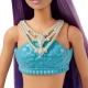 Papusa sirena cu par mov si coada mov Barbie Dreamtopia 