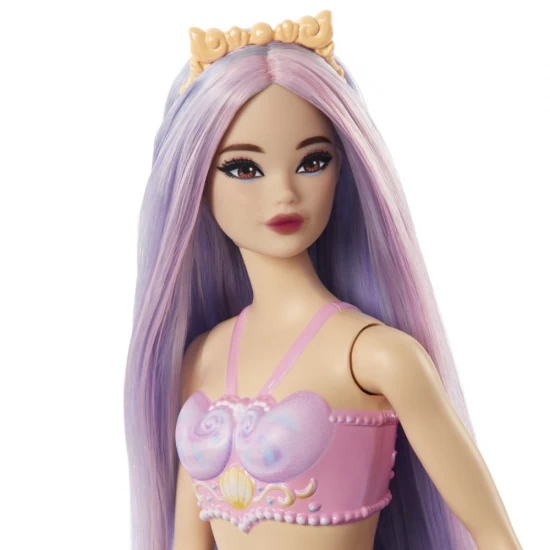 Papusa sirena cu par si coada mov Barbie Dreamtopia Papusa sirena cu par si coada mov Barbie Dreamtopia