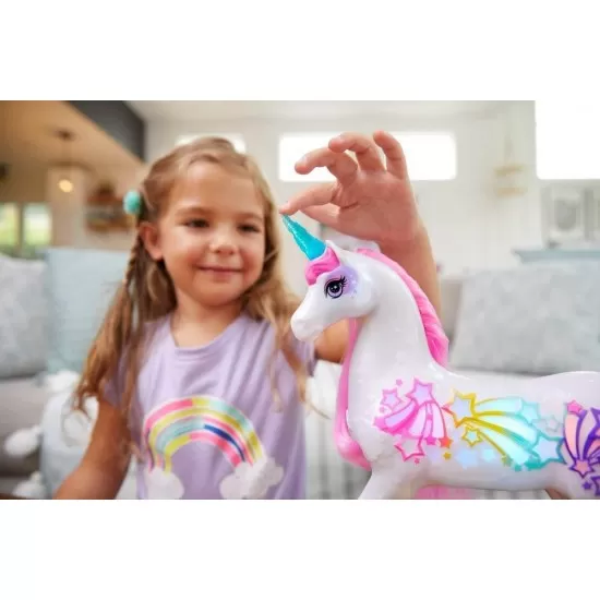 Unicorn Barbie Dreamtopia cu lumini si sunete