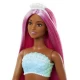 Papusa sirena cu par magenta si coada portocalie Barbie Dreamtropia Papusa sirena cu par magenta si coada portocalie Barbie Dreamtropia