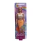 Papusa sirena cu parul roz si coada portocalie Barbie Dreamtropia Papusa sirena cu parul roz si coada portocalie Barbie Dreamtropia