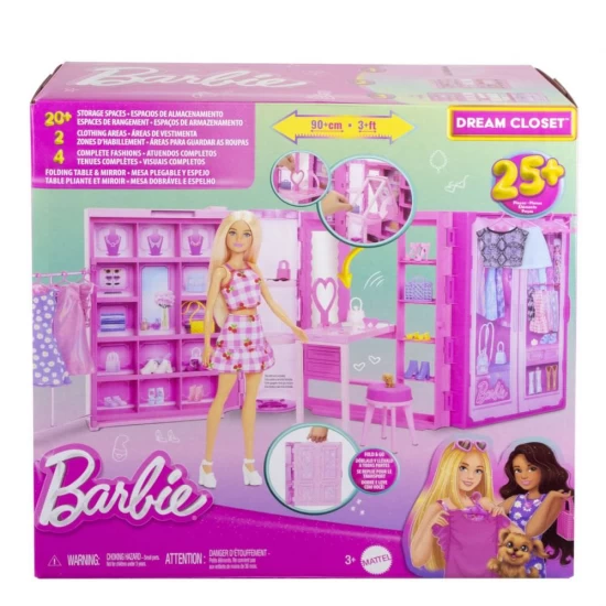 Set de joaca Barbie - Dulapul de vis cu accesorii