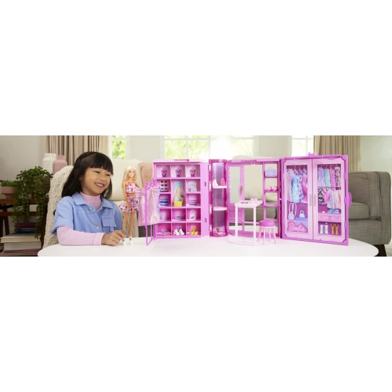 Set de joaca Barbie - Dulapul de vis cu accesorii