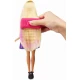 Papusa Barbie Fashionistas cu accesorii de machiaj