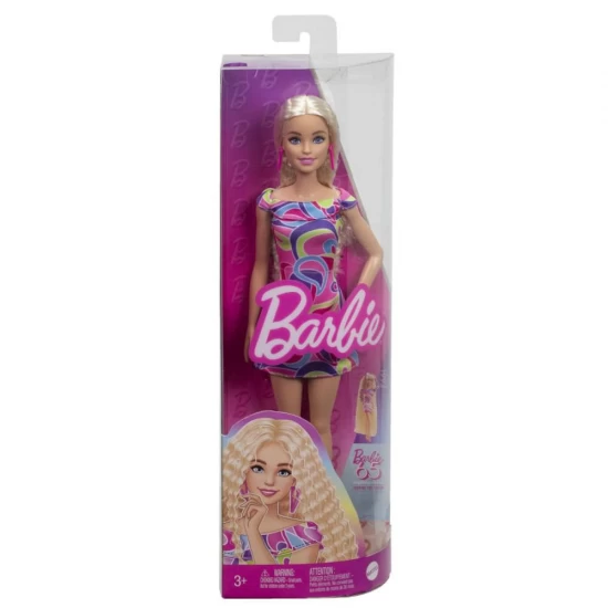 Papusa Barbie Fashionistas blonda cu par ondulat Papusa Barbie Fashionistas blonda cu par ondulat