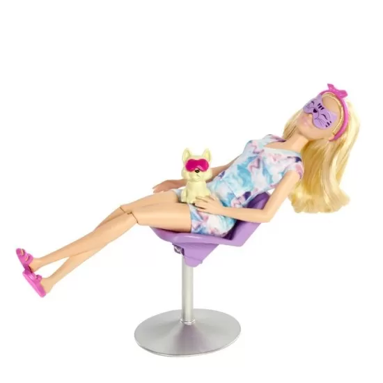 Set de joaca Barbie - Salonul de cosmetica Set de joaca Barbie - Salonul de cosmetica
