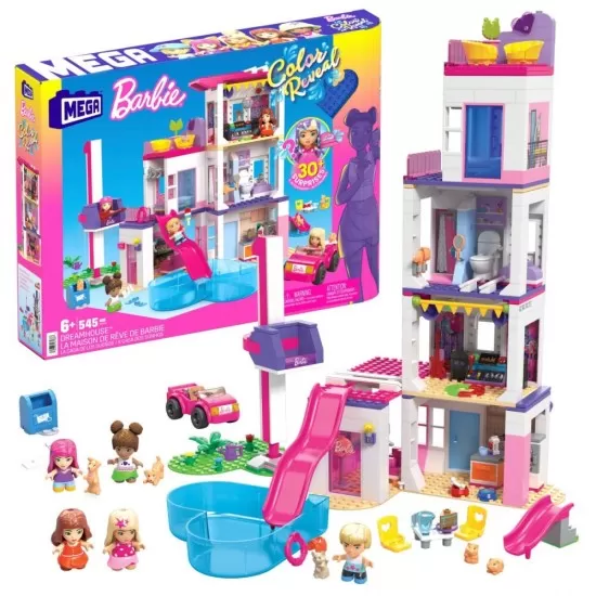 Set de joaca Barbie Mega Bloks Dreamhouse Color Reveal Set de joaca Barbie Mega Bloks Dreamhouse Color Reveal