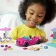 Set de joaca Barbie Mega Bloks cu masina decapotabila si stand de inghetata 226 piese Set de joaca Barbie Mega Bloks cu masina decapotabila si stand de inghetata 226 piese