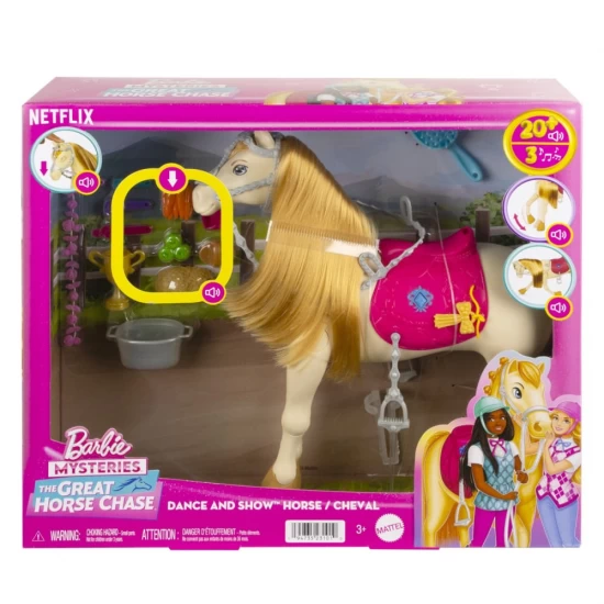 Calut cu sunete si accesorii Barbie Mysteries Calut cu sunete si accesorii Barbie Mysteries