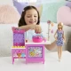 Set de joaca papusa Barbie Malibu cu accesorii - Barbie Mysteries Detectivi pe Plaja
