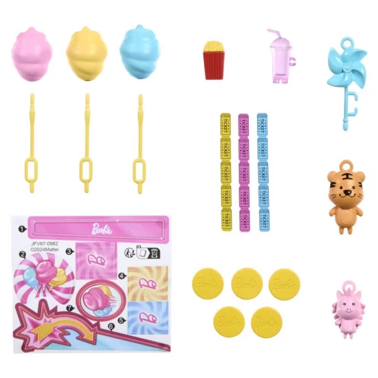 Set de joaca papusa Barbie Malibu cu accesorii - Barbie Mysteries Detectivi pe Plaja
