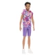 Papusa baiat Barbie Fashionistas brunet cu barba si tricou cu gluga Papusa baiat Barbie Fashionistas brunet cu barba si tricou cu gluga