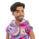 Papusa baiat Barbie Fashionistas brunet cu barba si tricou cu gluga Papusa baiat Barbie Fashionistas brunet cu barba si tricou cu gluga