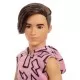 Papusa Barbie baiat Fashionistas cu maiou cu imprimeu cu fulgere Papusa Barbie baiat Fashionistas cu maiou cu imprimeu cu fulgere
