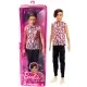 Papusa Barbie baiat Fashionistas cu maiou cu imprimeu cu fulgere Papusa Barbie baiat Fashionistas cu maiou cu imprimeu cu fulgere