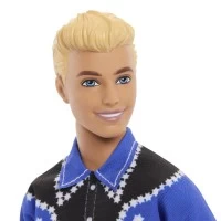 Papusa baiat Barbie Fashionistas in costum de cowboy