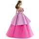 Papusa Barbie Birthday Wishes satena cu rochie roz Papusa Barbie Birthday Wishes satena cu rochie roz