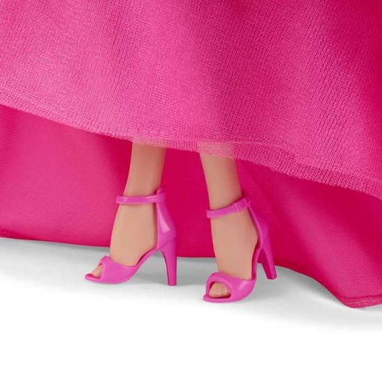 Papusa Barbie Birthday Wishes satena cu rochie roz Papusa Barbie Birthday Wishes satena cu rochie roz