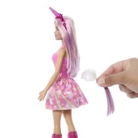 Papusa Barbie cu accesorii magice de unicorn