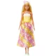 Papusa Barbie cu parul blond si rochie galbena Papusa Barbie cu parul blond si rochie galbena