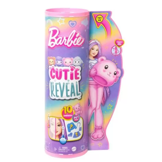 Papusa Barbie Cutie Reveal Ursulet Papusa Barbie Cutie Reveal Ursulet