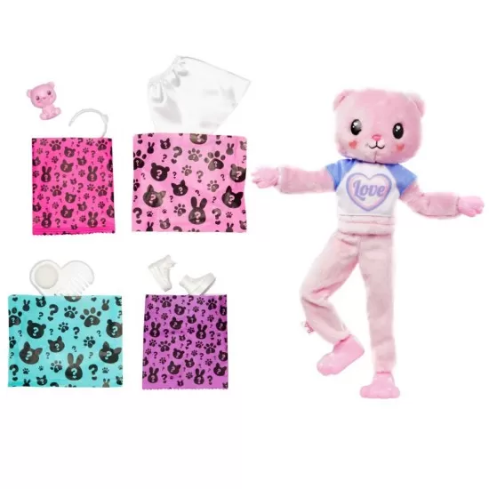 Papusa Barbie Cutie Reveal Ursulet Papusa Barbie Cutie Reveal Ursulet