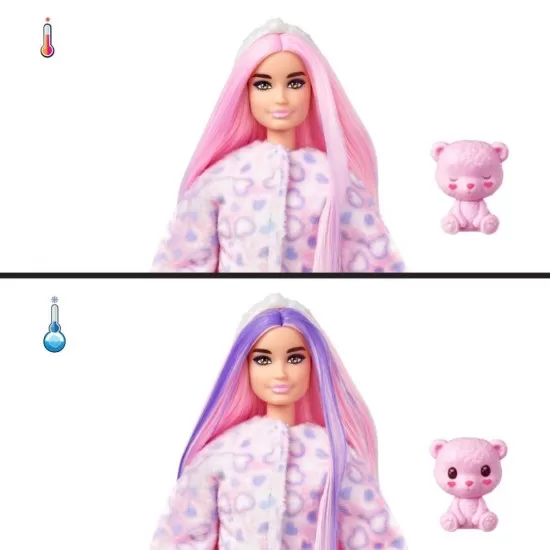 Papusa Barbie Cutie Reveal Ursulet Papusa Barbie Cutie Reveal Ursulet