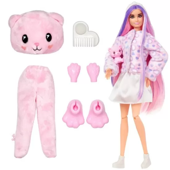 Papusa Barbie Cutie Reveal Ursulet Papusa Barbie Cutie Reveal Ursulet