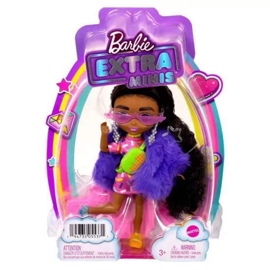 Papusa Barbie extra mini bruneta Papusa Barbie extra mini bruneta