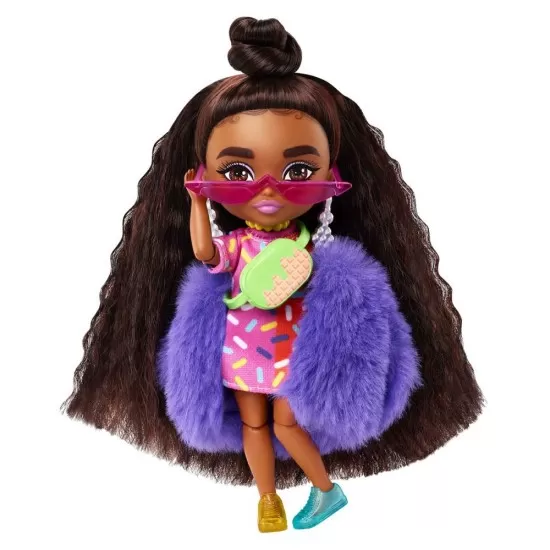 Papusa Barbie extra mini bruneta Papusa Barbie extra mini bruneta