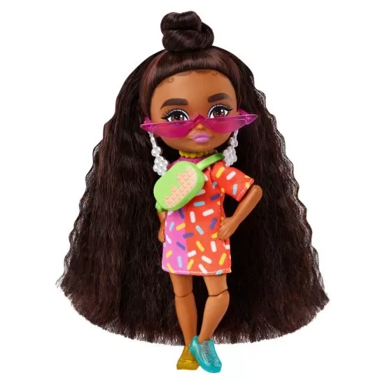 Papusa Barbie extra mini bruneta Papusa Barbie extra mini bruneta