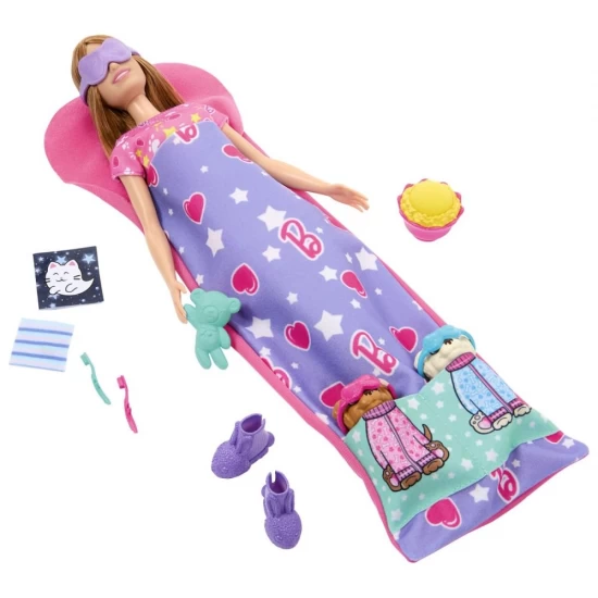Set de joaca papusa Barbie cu 2 catelusi Color Change Set de joaca papusa Barbie cu 2 catelusi Color Change