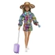 Papusa Barbie cu accesorii calatorie Papusa Barbie cu accesorii calatorie