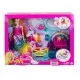 Set de joaca papusa Barbie cu unicorn Set de joaca papusa Barbie cu unicorn