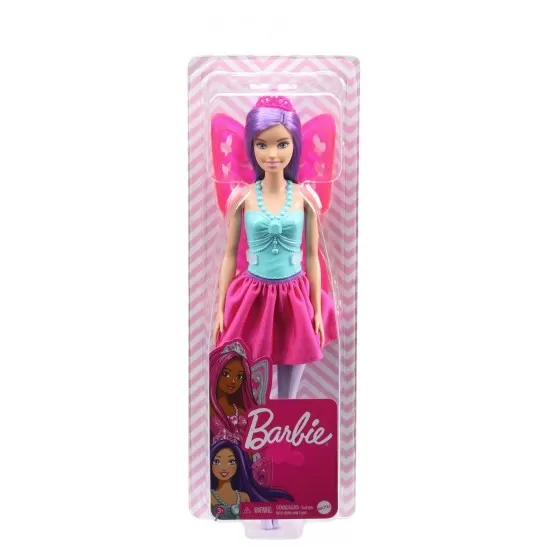 Papusa Barbie zana cu par mov Papusa Barbie zana cu par mov