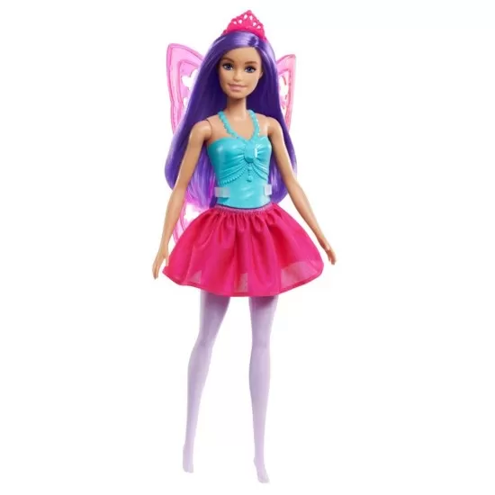 Papusa Barbie zana cu par mov Papusa Barbie zana cu par mov