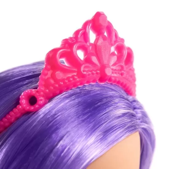 Papusa Barbie zana cu par mov Papusa Barbie zana cu par mov
