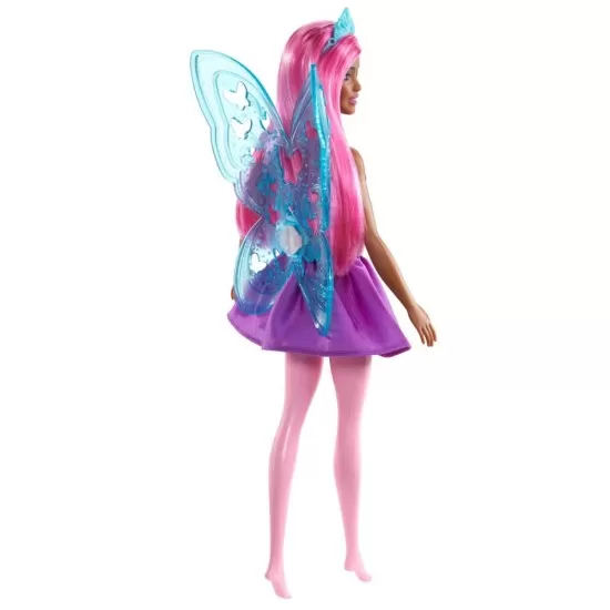 Papusa Barbie zana cu par roz Papusa Barbie zana cu par roz