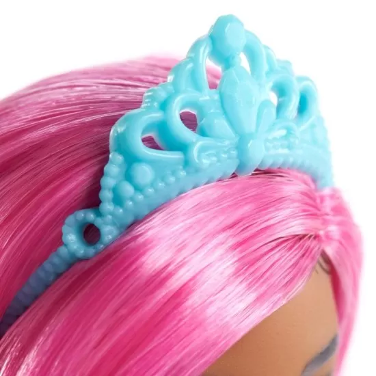 Papusa Barbie zana cu par roz Papusa Barbie zana cu par roz