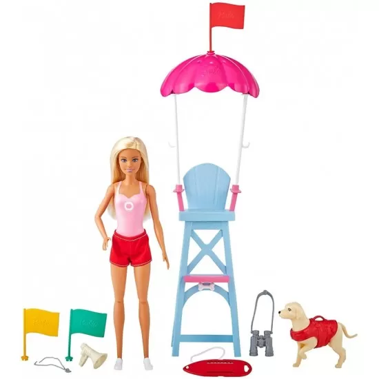 Set papusa Barbie Cariere - Salvamar Set papusa Barbie Cariere - Salvamar