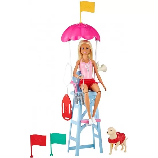 Set papusa Barbie Cariere - Salvamar Set papusa Barbie Cariere - Salvamar