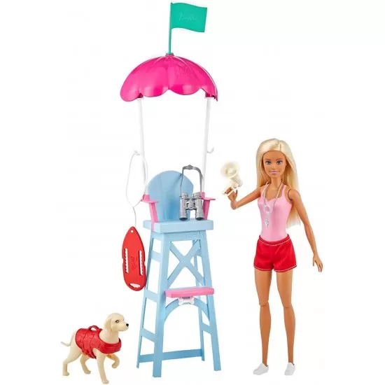 Set papusa Barbie Cariere - Salvamar Set papusa Barbie Cariere - Salvamar