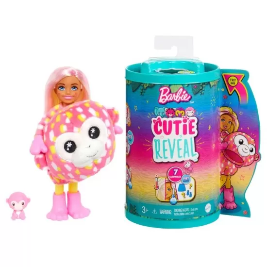 Papusa Chelsea Cutie Reveal maimutica Papusa Chelsea Cutie Reveal maimutica