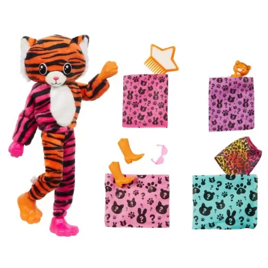 Papusa Barbie Cutie Reveal Tigru Papusa Barbie Cutie Reveal Tigru