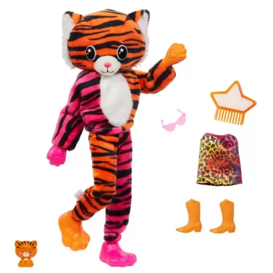 Papusa Barbie Cutie Reveal Tigru Papusa Barbie Cutie Reveal Tigru